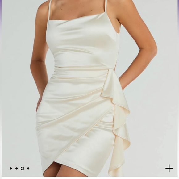 Windsor - Satin Mini Dress - Picture 5 of 6